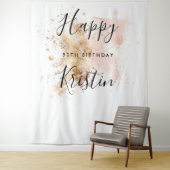 Hintergrund des 50. Geburtstags-Fotos Wandteppich (Beispiel)