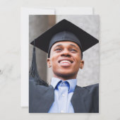 Hintergrund des Abschluss Fotos für Vellum-Overlay Einladung (Vorderseite)