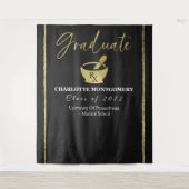 Hintergrund des Abschlusses der Hochschule für Pha Wandteppich (Vorderseite)