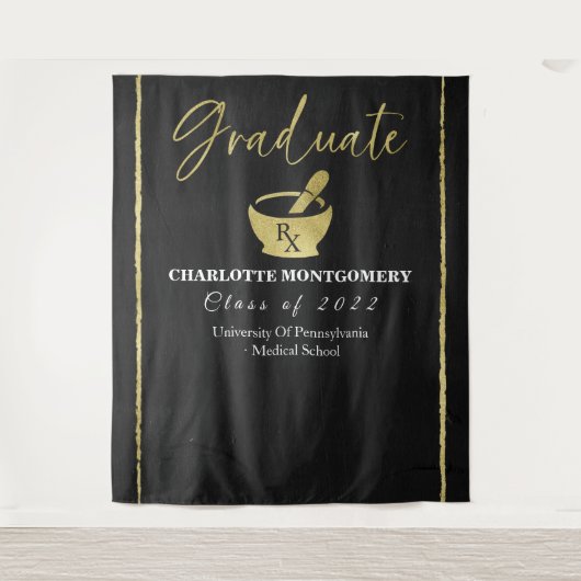 Hintergrund des Abschlusses der Hochschule für Pha Wandteppich (Vorderseite)