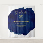 Hintergrund des Abschlusses der Krankenpflegerin C Wandteppich (Vorderseite)