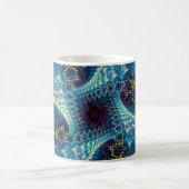 Hintergrund des abstrakten Fraktals - computergene Kaffeetasse (Mittel)