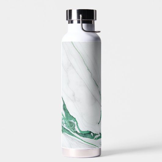 Hintergrund des abstrakten Marmormusters Trinkflasche (Links)