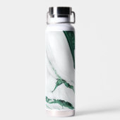 Hintergrund des abstrakten Marmormusters Trinkflasche (Rückseite)