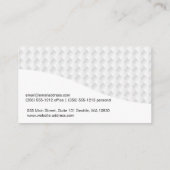 Hintergrund des Abstrakten Musters Visitenkarte (Rückseite)