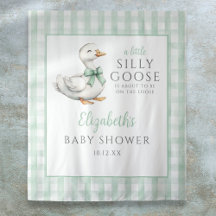 Hintergrund des albernen Gänse-Neutral-Baby-Dusche