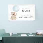 Hintergrund des Banners "Beary First Birthday" Banner (Messeveranstaltung)