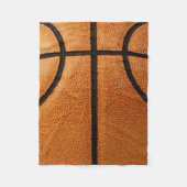 Hintergrund des Basketball-Druckmusters Fleecedecke (Vorderseite)