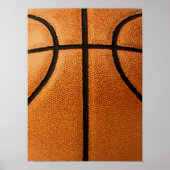 Hintergrund des Basketball-Druckmusters Poster (Vorne)