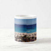 Hintergrund des Beach Resort Kaffeetasse (Mittel)