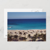 Hintergrund des Beach Resort Postkarte (Vorne/Hinten)
