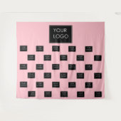 Hintergrund des Beruflichen Firmenlogos Wandteppich (Vorderseite (Horizontal))