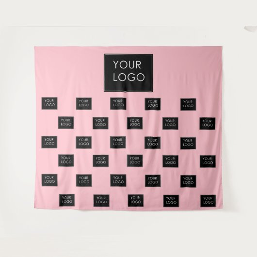 Hintergrund des Beruflichen Firmenlogos Wandteppich (Vorderseite (Horizontal))