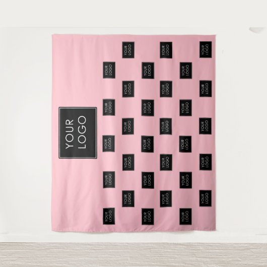 Hintergrund des Beruflichen Firmenlogos Wandteppich (Vorderseite)