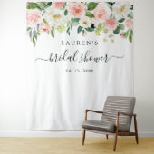 Hintergrund des blass rosa Brautparty Wandteppich (Beispiel)