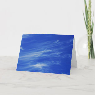Hintergrund des blauen Himmels. Karte