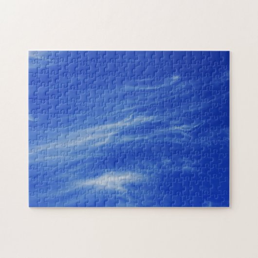 Hintergrund des blauen Himmels. Puzzle (Horizontal)