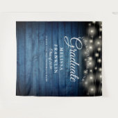 Hintergrund des blauen, rustikalen Abschlusses der Wandteppich (Vorderseite (Horizontal))