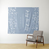 Hintergrund des bloralen Brautparty Wandteppich (Beispiel (Horizontal))