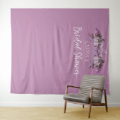 Hintergrund des Blumenkabels für das Brautparty Wandteppich (Beispiel (Horizontal))