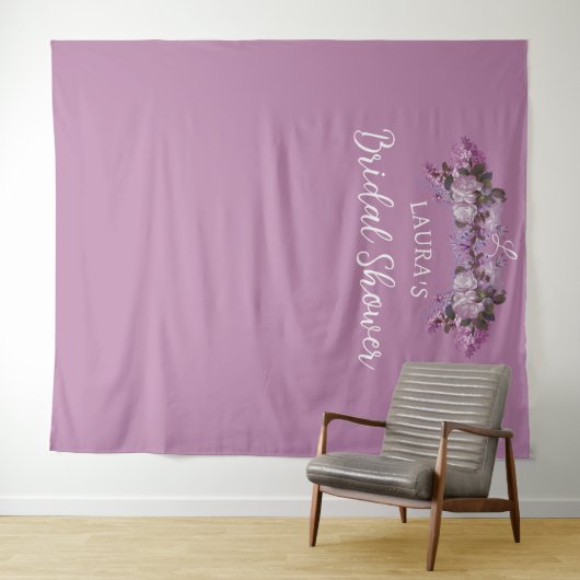 Hintergrund des Blumenkabels für das Brautparty Wandteppich (Beispiel (Horizontal))