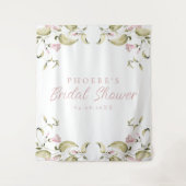 Hintergrund des blutfarbenen Brautparty Wandteppich (Vorderseite)