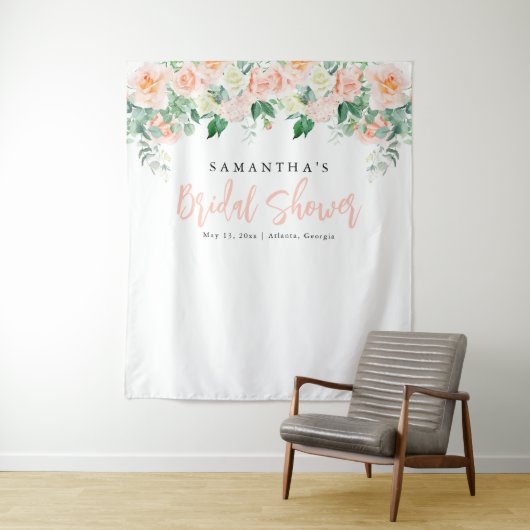 Hintergrund des blutleeren Brautparty Wandteppich (Beispiel)