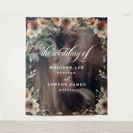 Hintergrund des Boho Picture Overlay-Fotos Wandteppich (Vorderseite)