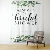 Hintergrund des botanischen Greenery Brautparty Fo Wandteppich (Beispiel)