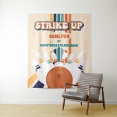 Hintergrund des Bowling Kindergeburtstag Party Wandteppich (Beispiel)