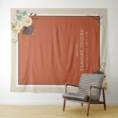 Hintergrund des Brautparty-Fotos für Herbst-Rose Wandteppich (Beispiel (Horizontal))