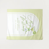 Hintergrund des Brautparty "Margs and Matrimone" Wandteppich (Vorderseite (Horizontal))