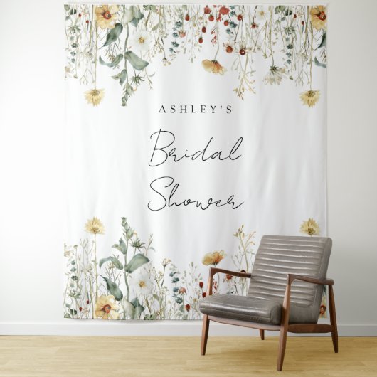 Hintergrund des Brautparty "Summer Wildblume Field Wandteppich (Beispiel)