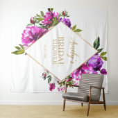 Hintergrund des Brautparty - violette Blumen Wandteppich (Beispiel (Horizontal))