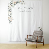 Hintergrund des Brautparty von White Pumpkin Green Wandteppich (Beispiel)