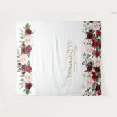 Hintergrund des Burgundy Blush Abschluss Foto Wandteppich (Vorderseite (Horizontal))