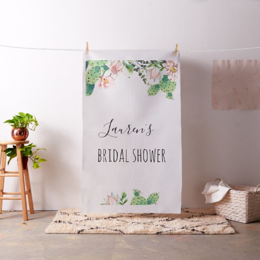 Hintergrund des Cactus Brautparty Stoff (Beispiel)