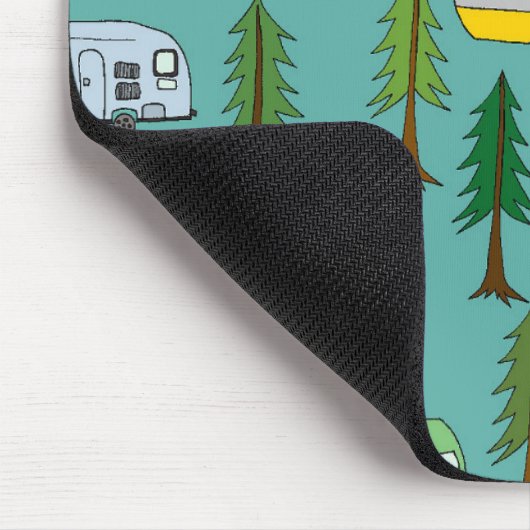 Hintergrund des Campings Mousepad (Ecke)