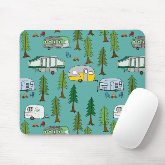 Hintergrund des Campings Mousepad (Mit Mouse)