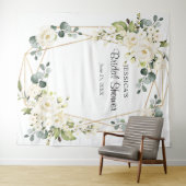 Hintergrund des Chic-Foto-Standes im White Rose Br Wandteppich (Beispiel (Horizontal))