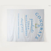 Hintergrund des Cowboy Monogram Abschluss Foto Wandteppich (Vorderseite (Horizontal))