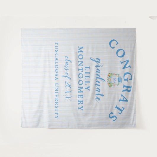 Hintergrund des Cowboy Monogram Abschluss Foto Wandteppich (Vorderseite (Horizontal))