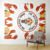 Hintergrund des Crawfish Boil Party - Foto-Stand Wandteppich (Beispiel (Horizontal))