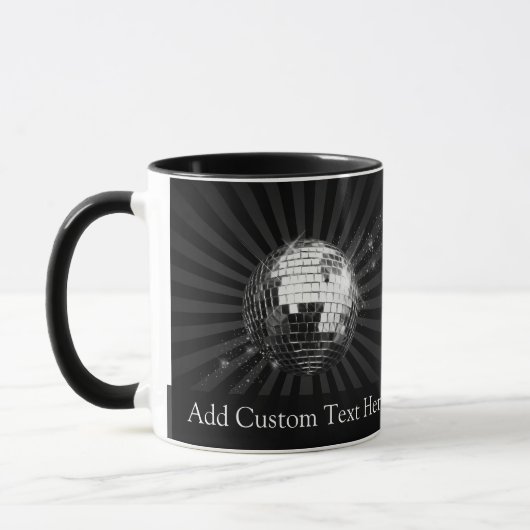 Hintergrund des Disco-Ball-w/Black Tasse (Links)