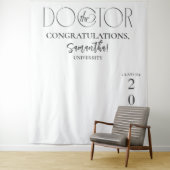 Hintergrund des Doctor Doctoral Abschluss Foto Wandteppich (Beispiel)