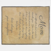 Hintergrund des Dokuments mit Skriptmeldung Fleecedecke (Vorderseite (Horizontal))