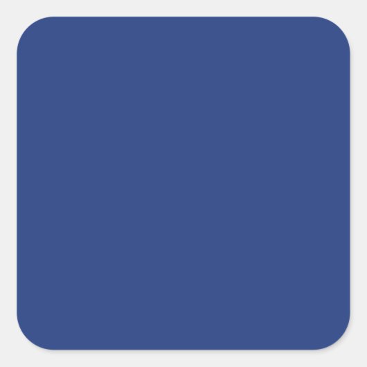 Hintergrund des dunkelblauen Trends Quadratischer Aufkleber (Vorderseite)