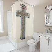 Hintergrund des Duschvorhangs Duschvorhang (Beispiel)