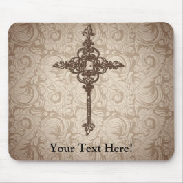 Hintergrund des elegante Rolle-christlicher Mousepad