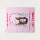 Hintergrund des eleganten Graduate Fotos Wandteppich (Vorderseite (Horizontal))